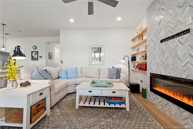 a bed room with a bed and a couch