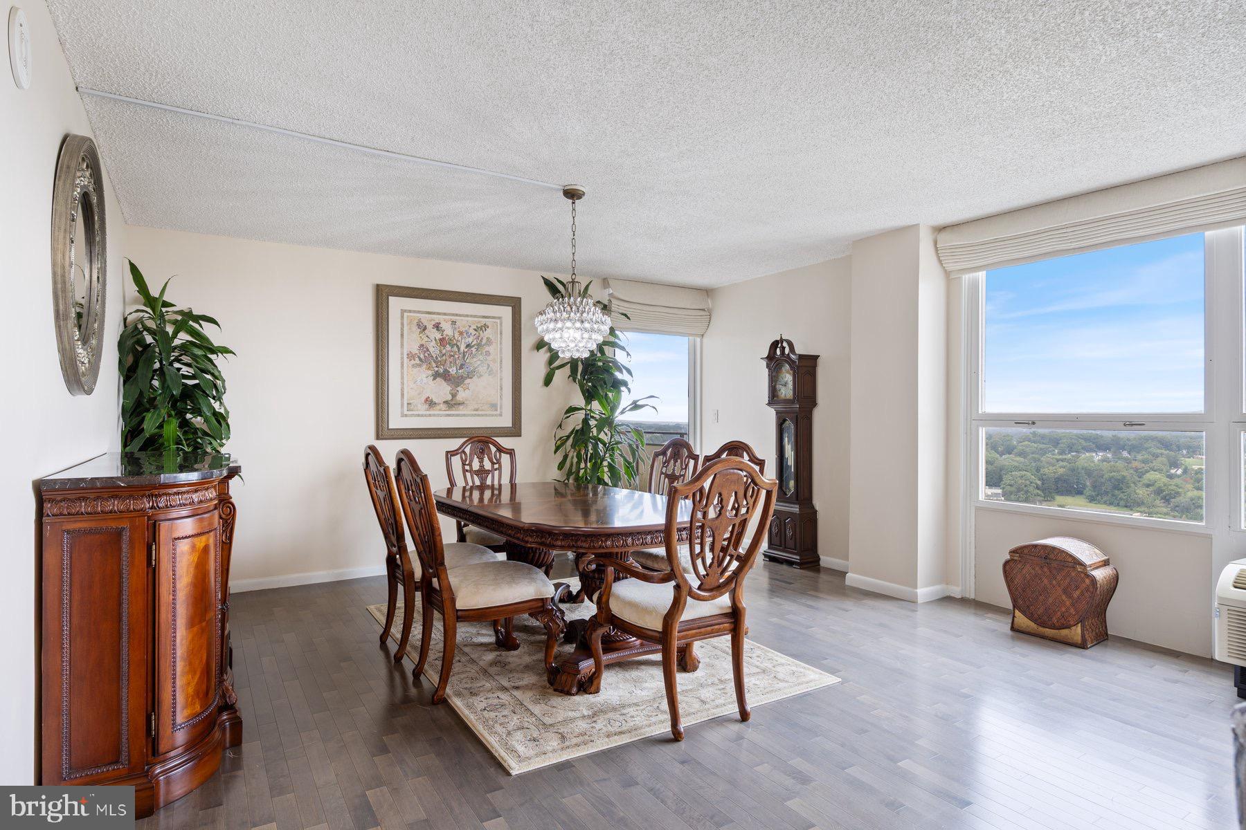 205 East Joppa Road, Unit 2403 Towson, MD 21286 - Photo 7 of 48 a view of a dining room with furniture window and outside view