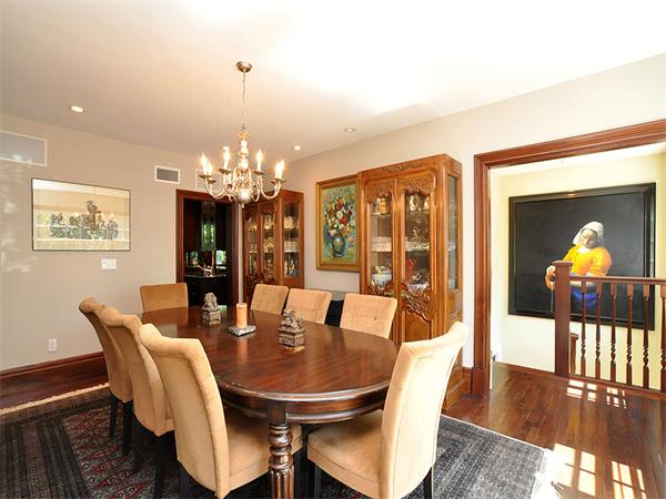 45 Parley Avenue Boston, MA 02130 - Photo 6 of 28 a dining room with furniture a chandelier and wooden floor