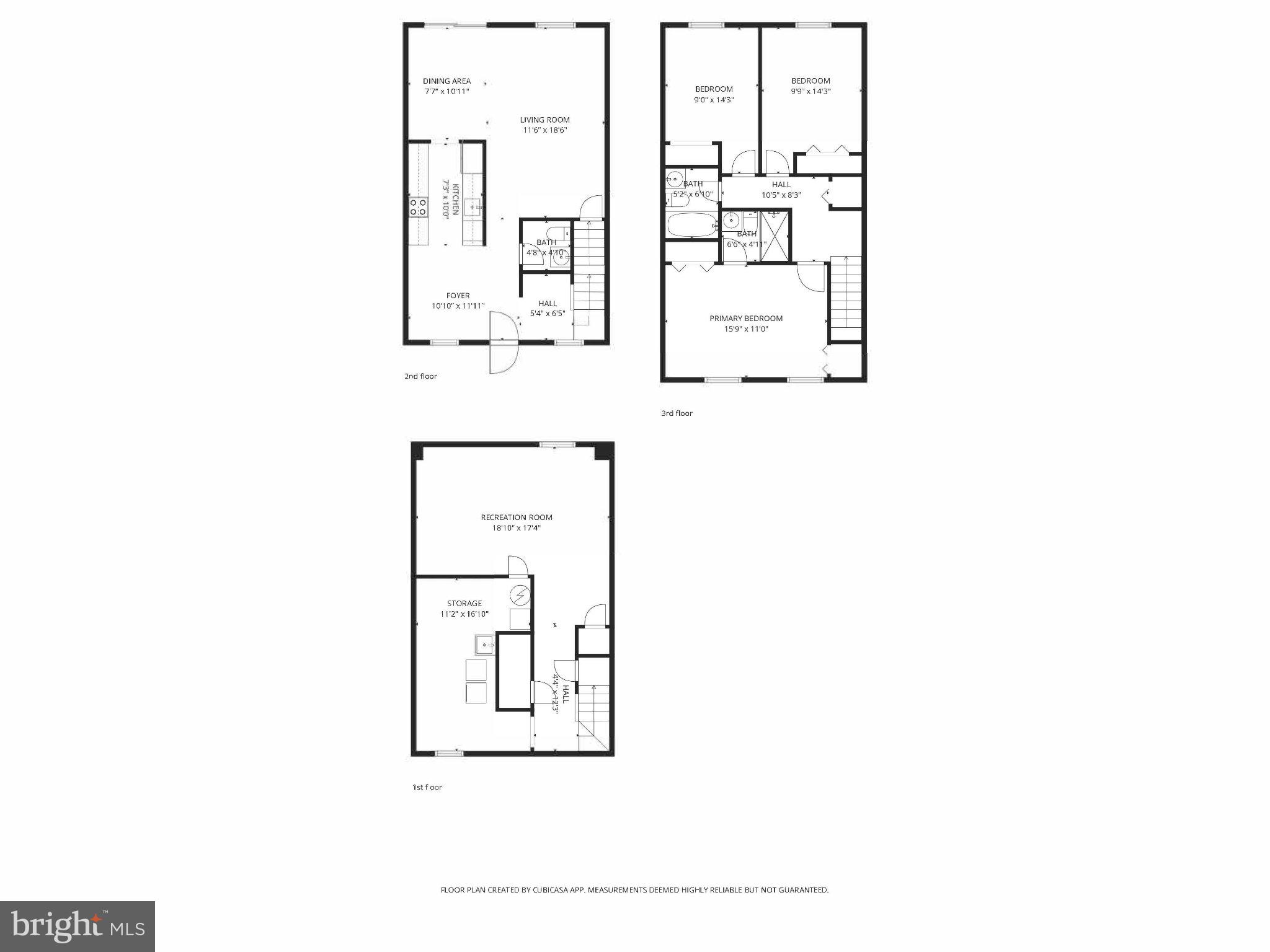 36 Castle Court Gaithersburg, MD 20878 - Photo 37 of 37 Spacious multi-level floor plan layout.