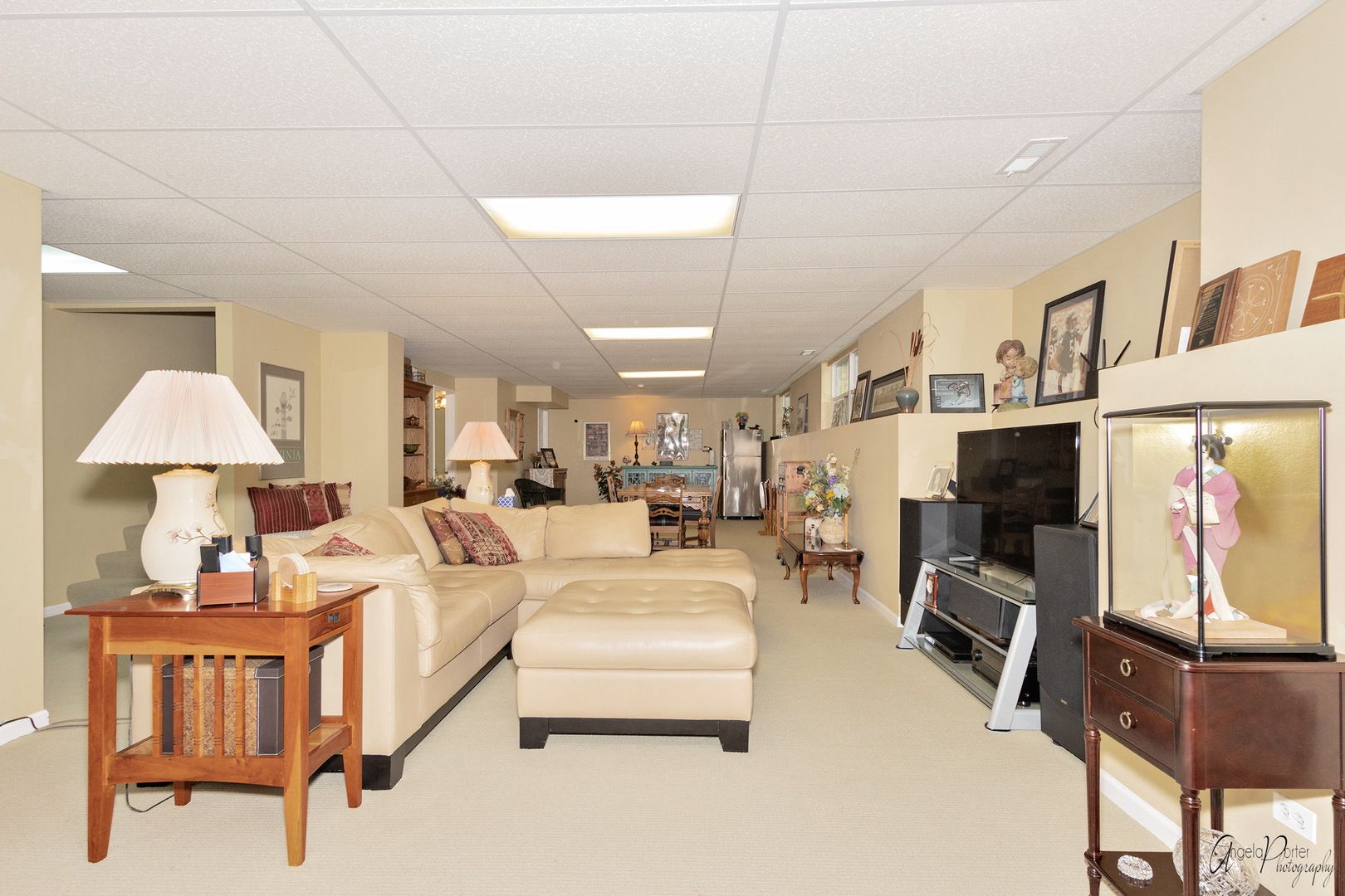398 Sterling Circle Cary, IL 60013 - Photo 44 of 68 a living room with furniture and a flat screen tv