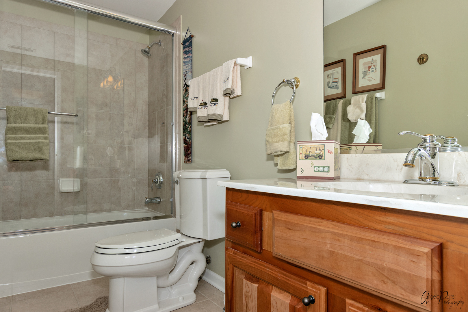 398 Sterling Circle Cary, IL 60013 - Photo 50 of 68 a bathroom with a sink a toilet and shower