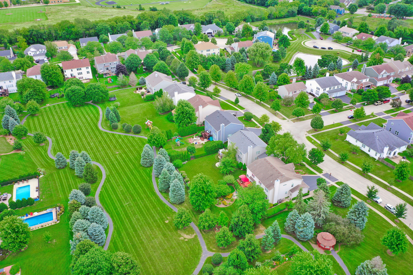 398 Sterling Circle Cary, IL 60013 - Photo 66 of 68 a view of a bunch of flowers in a garden