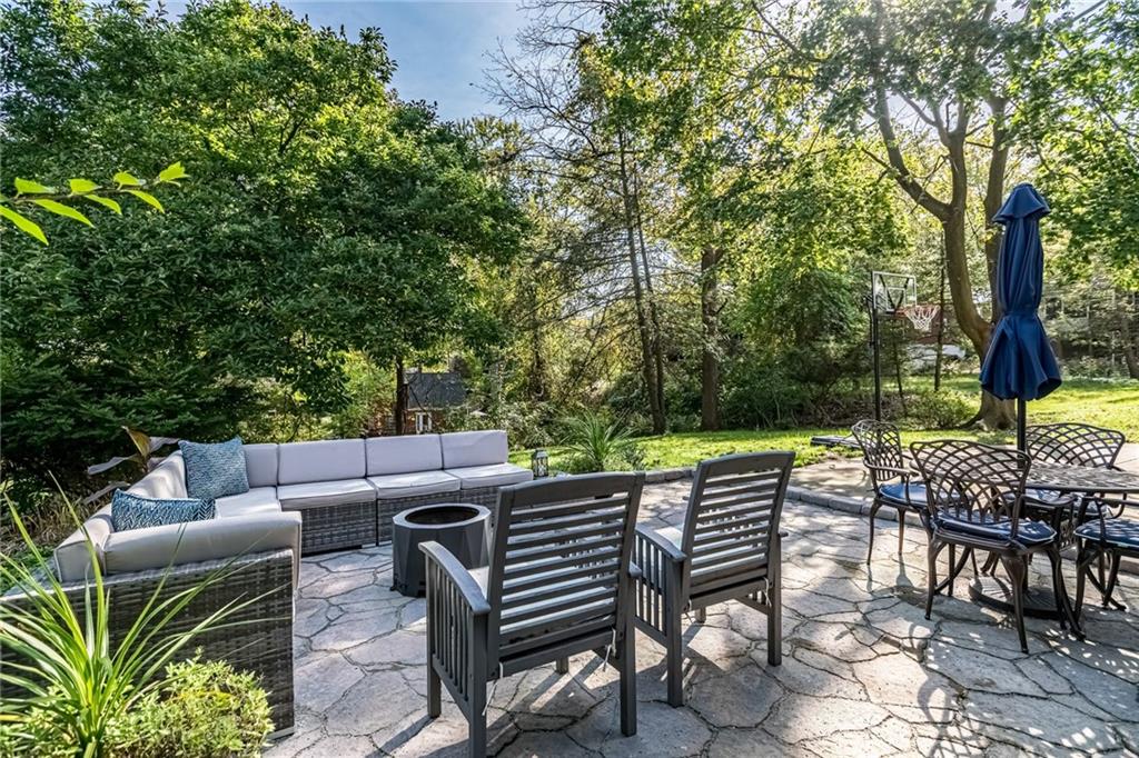 2814 Graham Boulevard Pittsburgh, PA 15235 - Photo 25 of 25 a view of a patio with couches and a big yard