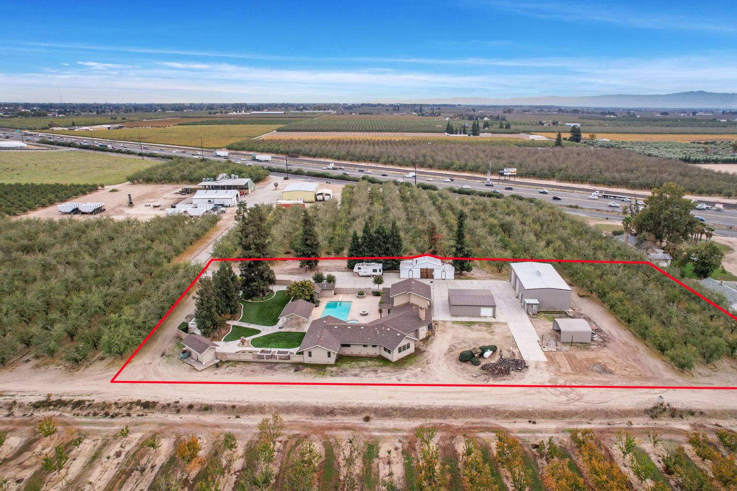 22022 South 99 Frontage Road Ripon, CA 95366 - Photo 2 of 46 a view of a city with ocean view