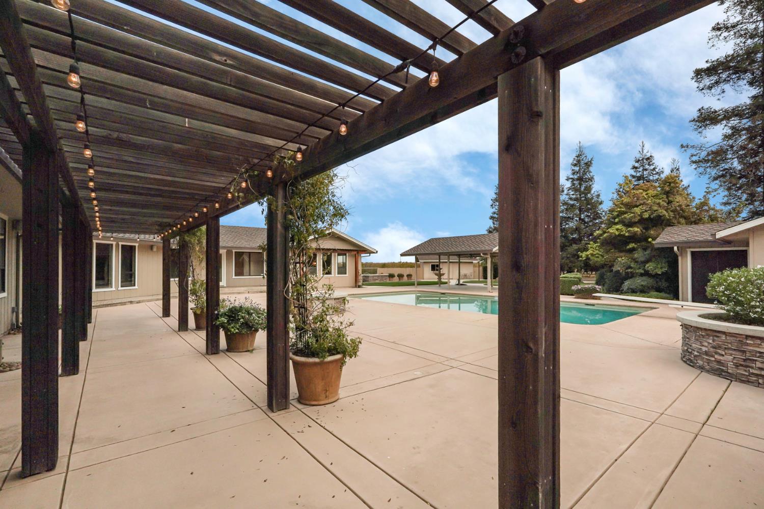 22022 South 99 Frontage Road Ripon, CA 95366 - Photo 45 of 46 a view of a porch with seating space