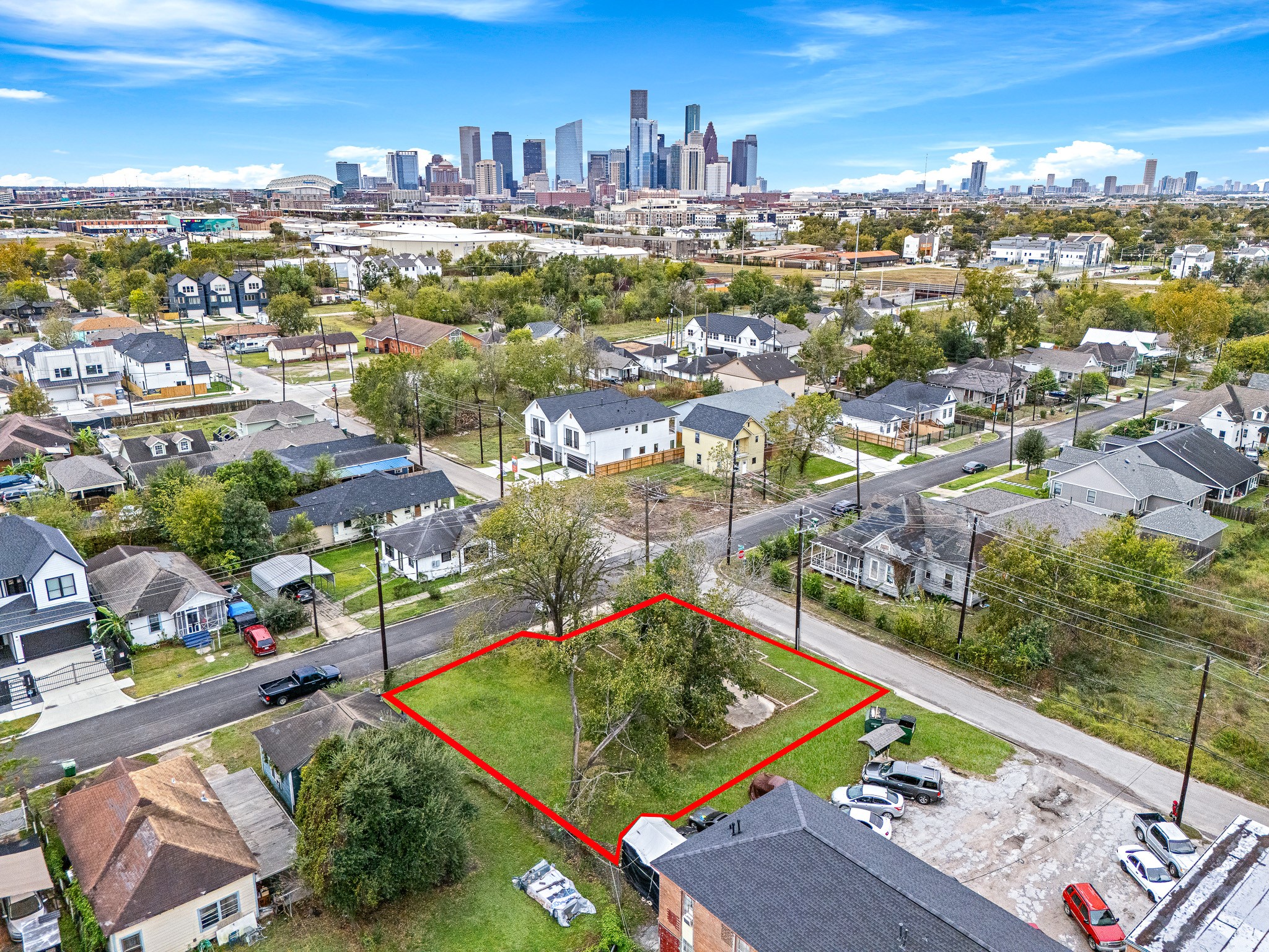 0 Sumpter Street Houston, TX 77026 - Photo 2 of 15 an aerial view of residential houses with outdoor space