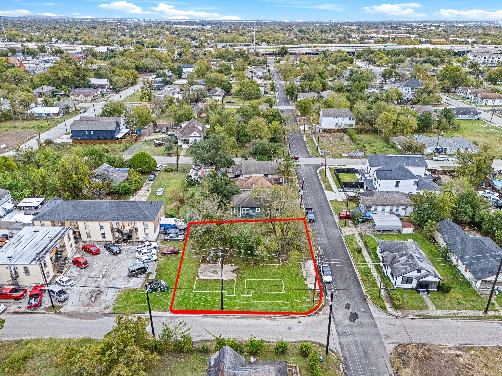 0 Sumpter Street Houston, TX 77026 - Photo 4 of 15 an aerial view of residential houses with outdoor space and parking