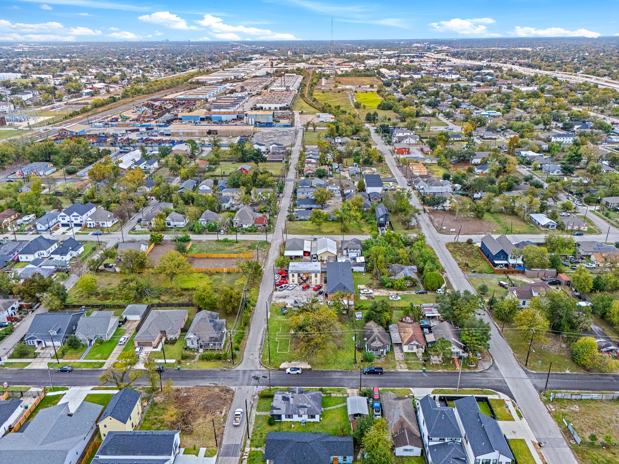 0 Sumpter Street Houston, TX 77026 - Photo 6 of 15 an aerial view of residential houses with outdoor space