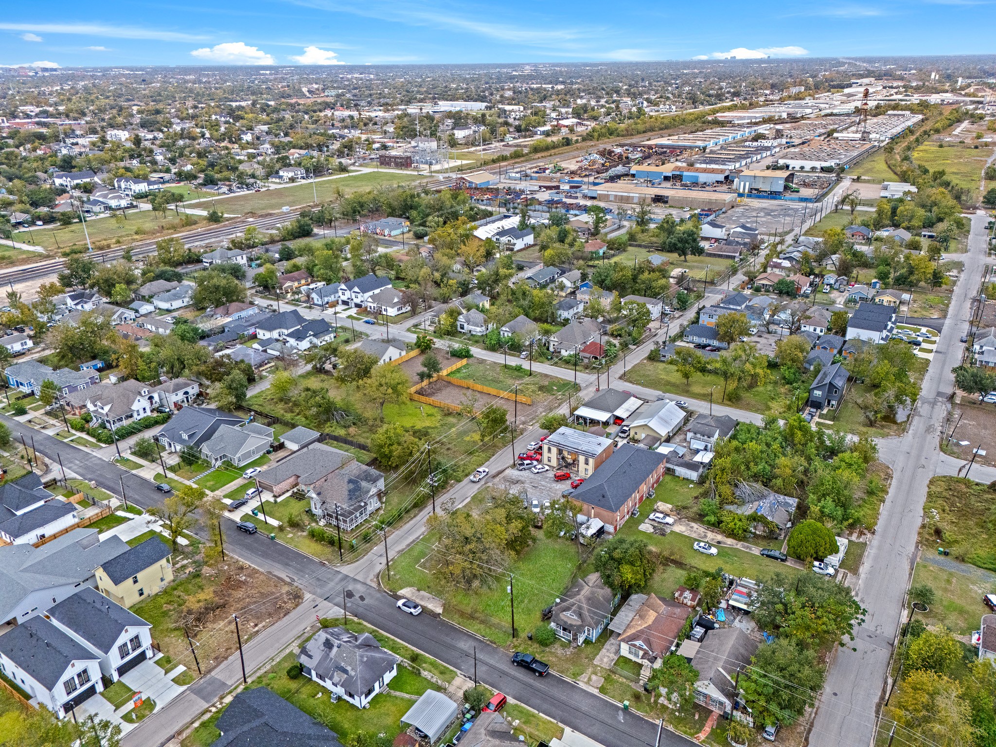 0 Sumpter Street Houston, TX 77026 - Photo 8 of 15 an aerial view of residential houses with outdoor space