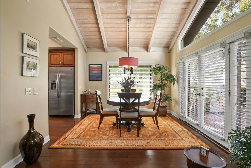 1320 Sun Valley Road Solana Beach, CA 92075 - Photo 14 of 36 a dining room with furniture window and outside view