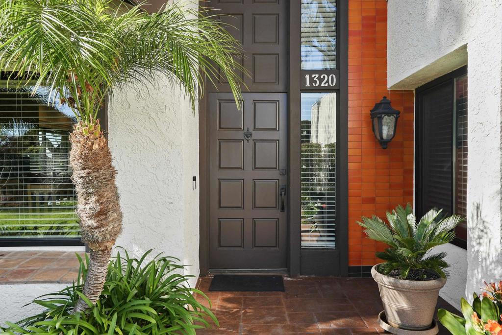 1320 Sun Valley Road Solana Beach, CA 92075 - Photo 9 of 36 a potted plant in front of a door