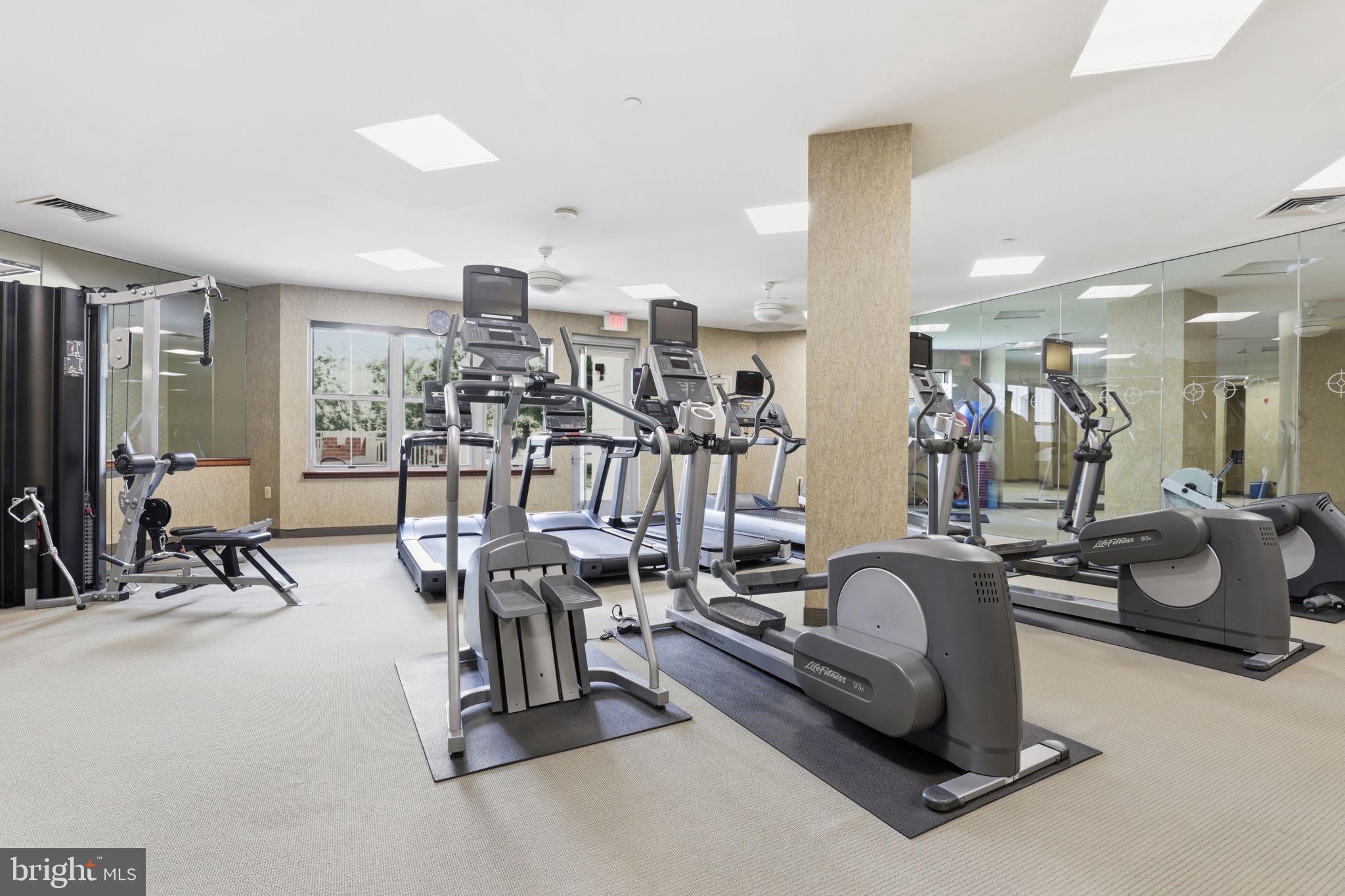 11800 Sunset Hills Road, Unit 218 Reston, VA 20190 - Photo 33 of 38 a view of a room with gym equipment