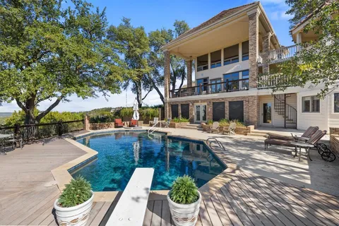 a view of a yard with an outdoor space