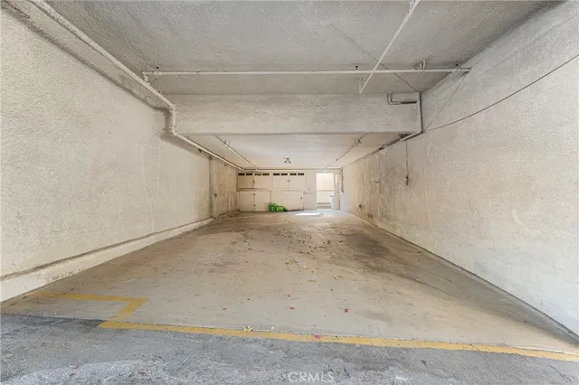 a view of a room with racks