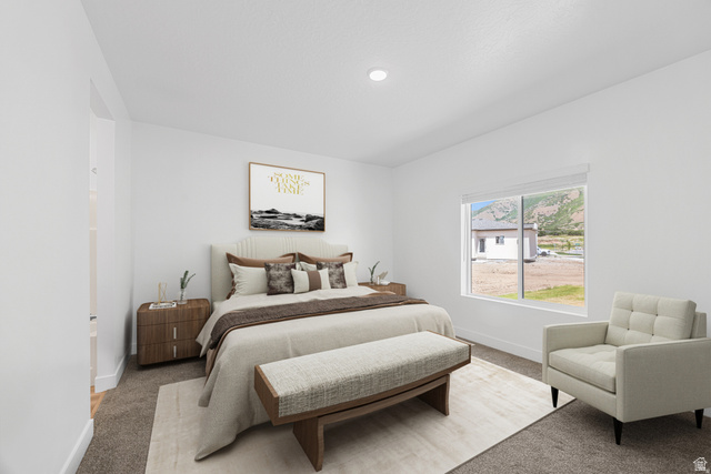 1503 South Deerbrook Road, Unit 348 Santaquin, UT 84655 - Photo 5 of 14 Bedroom with carpet flooring and baseboards