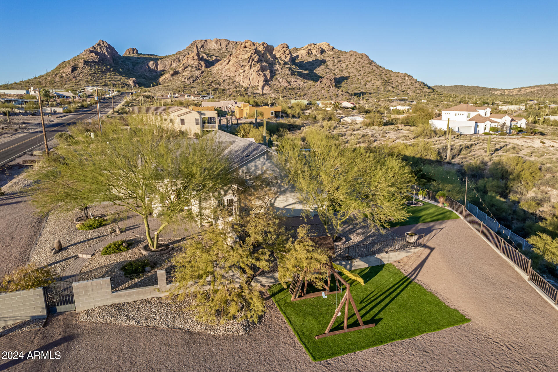 5169 North Idaho Road Apache Junction, AZ 85119 - Photo 95 of 107 Aerial kids play area