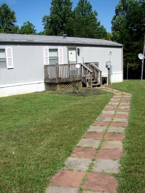 1020 Dryhill Road Ferrum, VA 24088 - Photo 5 of 9 a view of a back yard of a house
