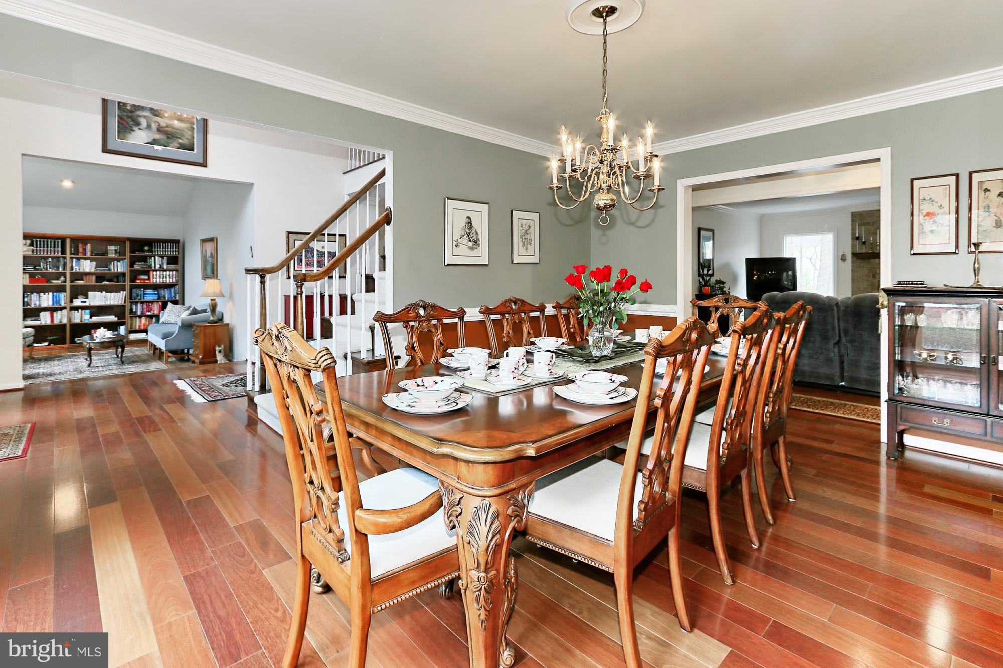 5467 Ashleigh Road Fairfax, VA 22030 - Photo 3 of 30 Main Level Formal Dining Room With New Hardwoods