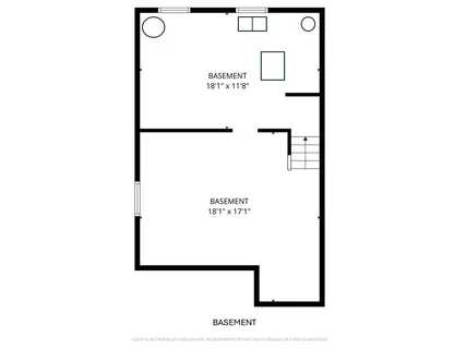 a picture of a bench in front of a door