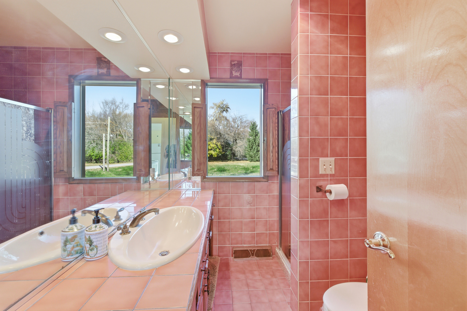 216 Edgebrook Road Wood Dale, IL 60191 - Photo 9 of 25 a bathroom with a tub sink and mirror