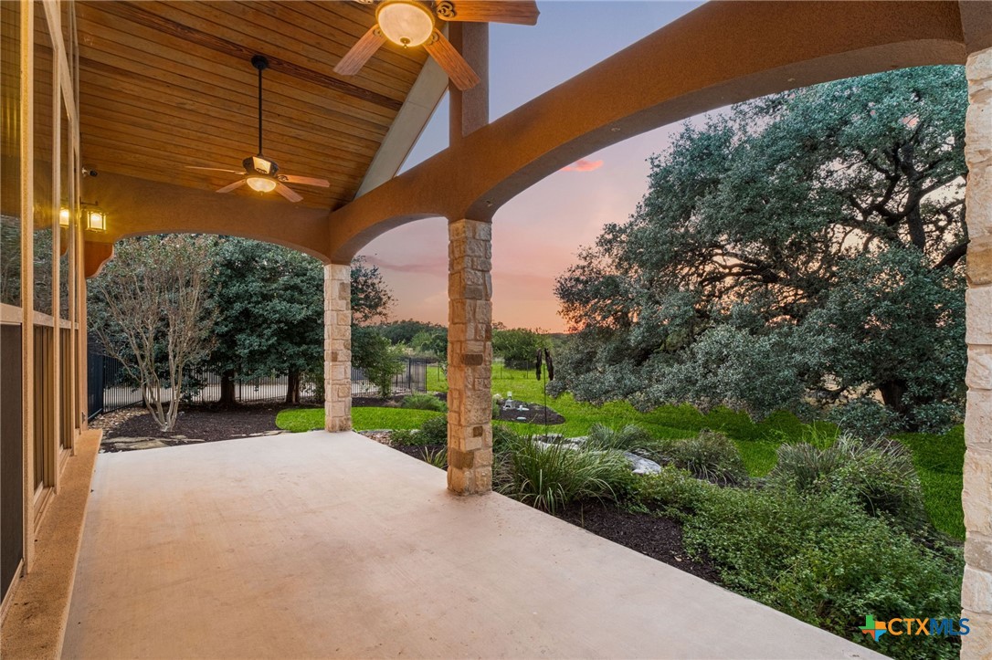 7607 Sky Loop Garden Ridge, TX 78266 - Photo 39 of 43 a view of a backyard of the house