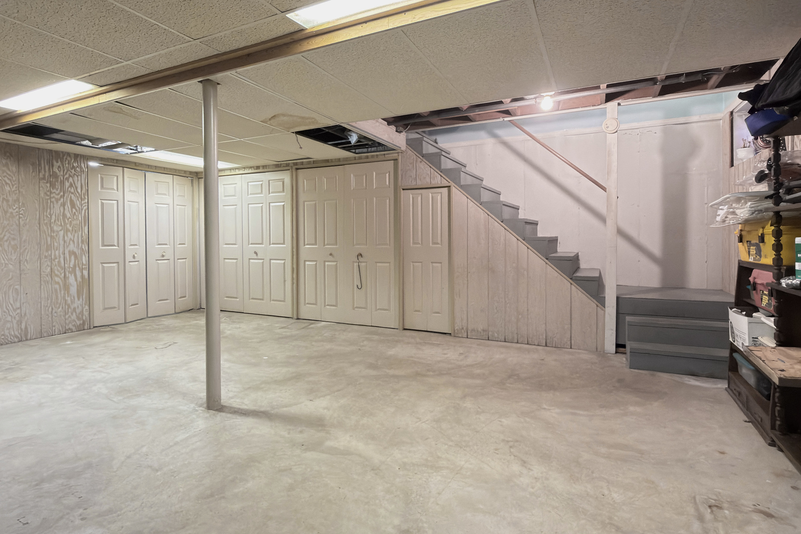 62 Mayer Avenue Wheeling, IL 60090 - Photo 16 of 20 a view of an empty room with stairs