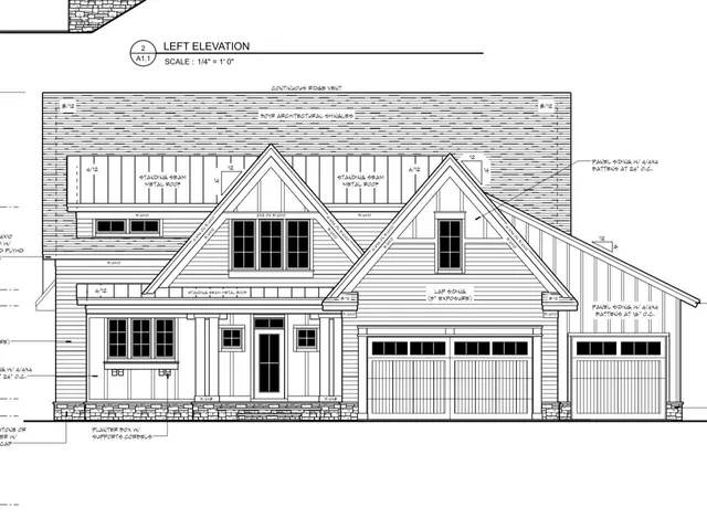 a front view of a house with windows