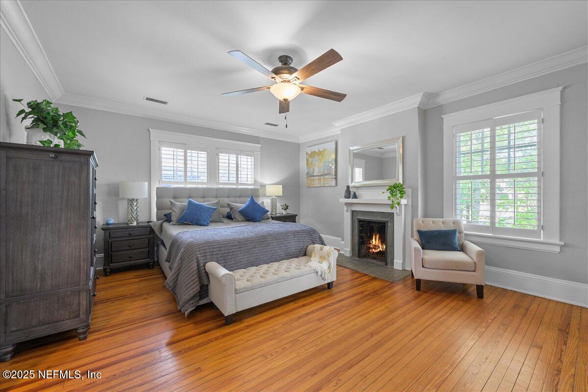2345 Riverside Avenue Jacksonville, FL 32204 - Photo 33 of 52 Primary bedroom with Fireplace