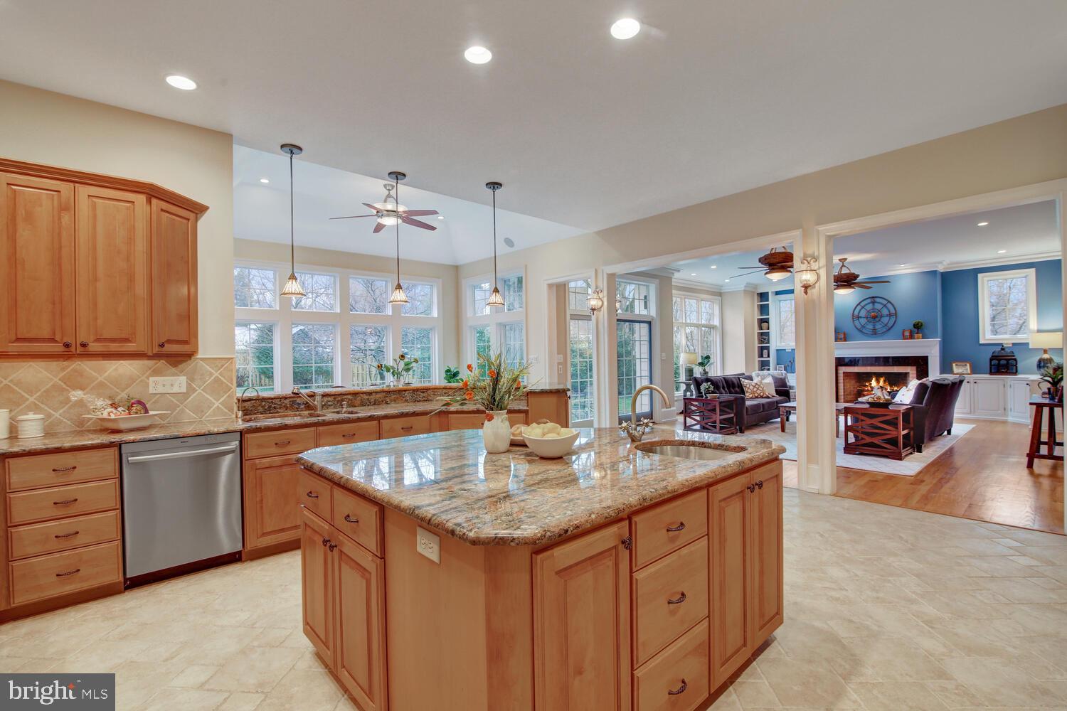 203 North Fairfield Road Devon, PA 19333 - Photo 12 of 38 Gourmet Kitchen with Radiant Floor Heat