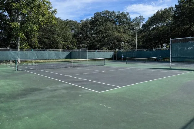 a view of tennis court