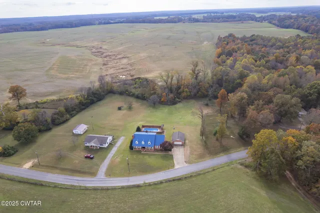 a view of city and mountain