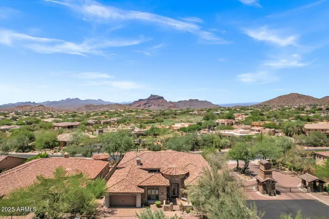 a view of lake and mountain