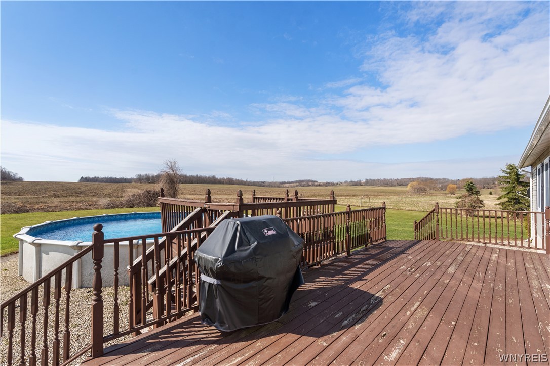 7586 State Route Perry, NY 14530 - Photo 13 of 50 Back Deck