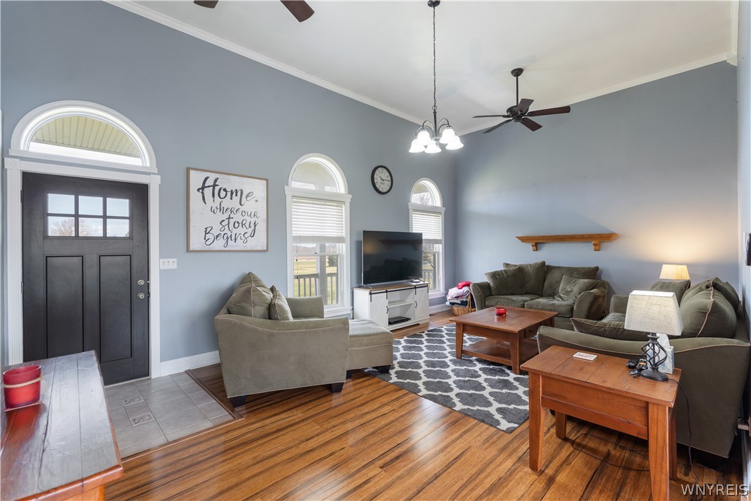 7586 State Route Perry, NY 14530 - Photo 25 of 50 Living Room / Front Door