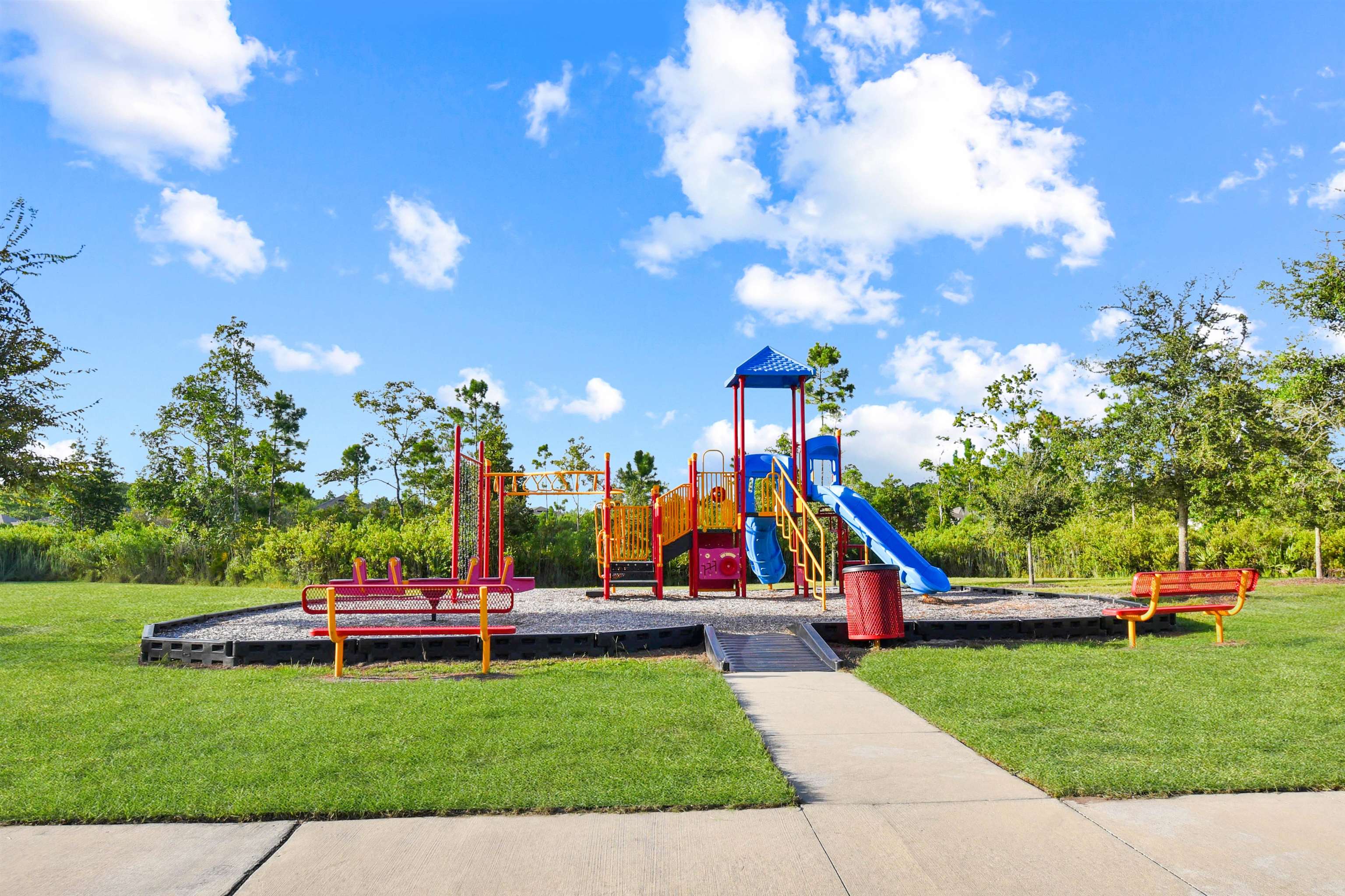 362 South Hamilton Springs Road St. Augustine, FL 32084 - Photo 34 of 37 a view of park with swings and slides