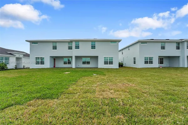 a front view of house with yard