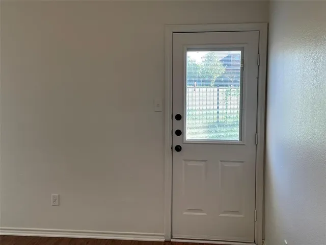 a bathroom with a window
