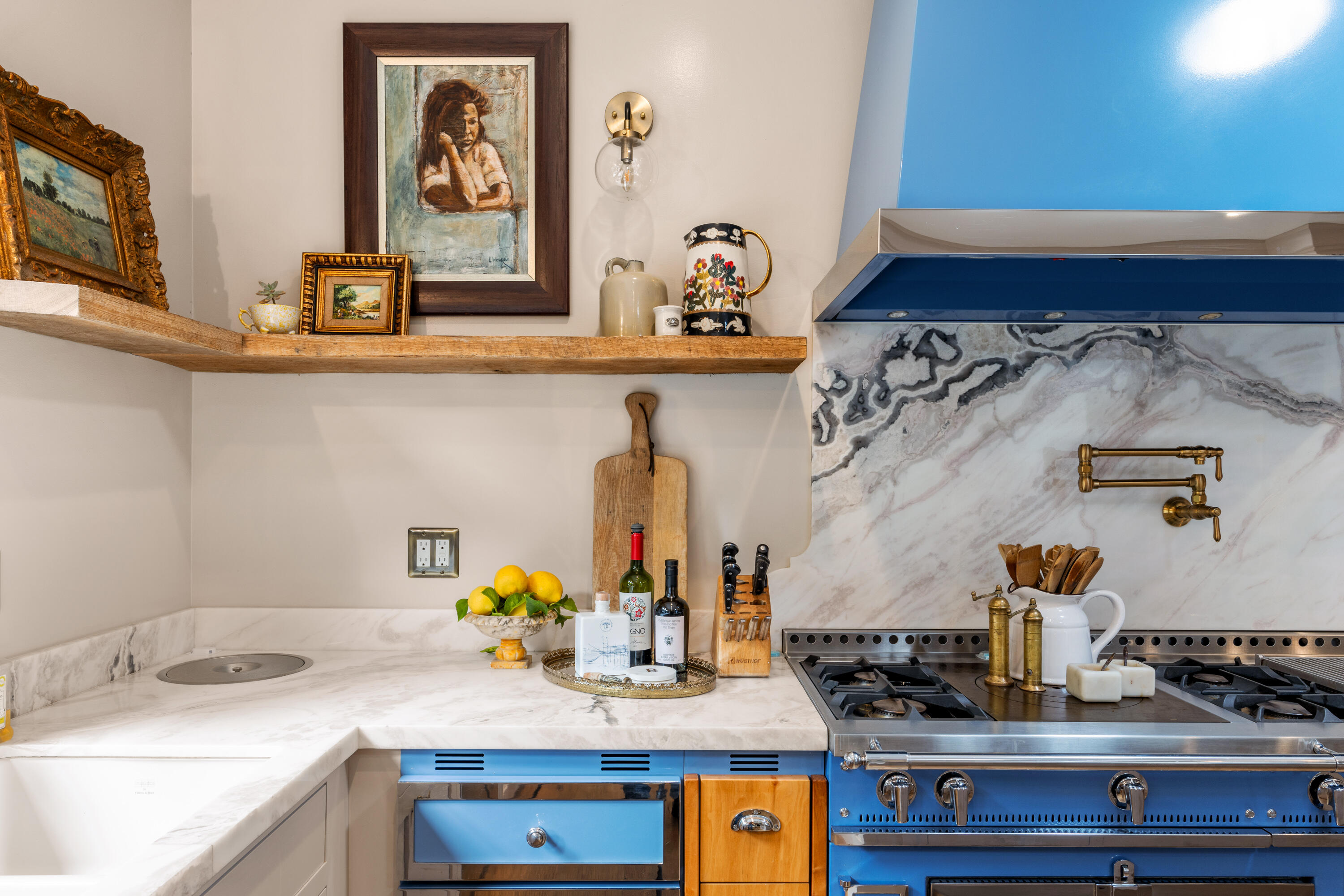 785 Carosam Road Santa Barbara, CA 93110 - Photo 15 of 46 a kitchen with sink and a stove