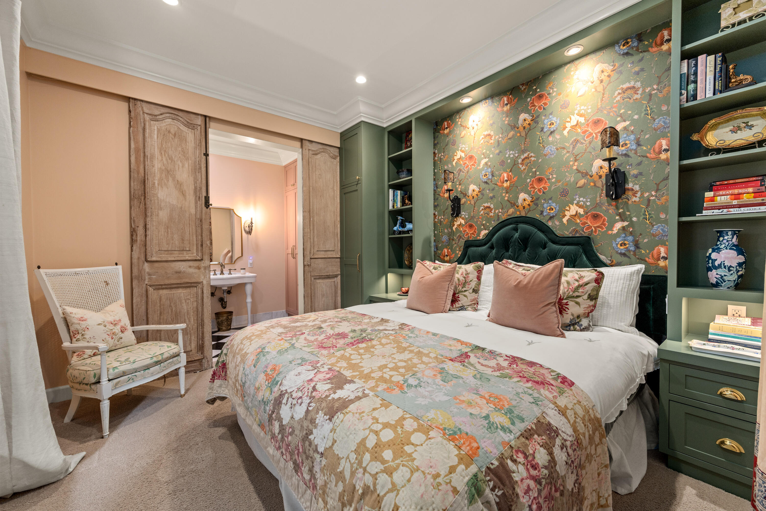 785 Carosam Road Santa Barbara, CA 93110 - Photo 31 of 46 a large bedroom with a bed and furniture