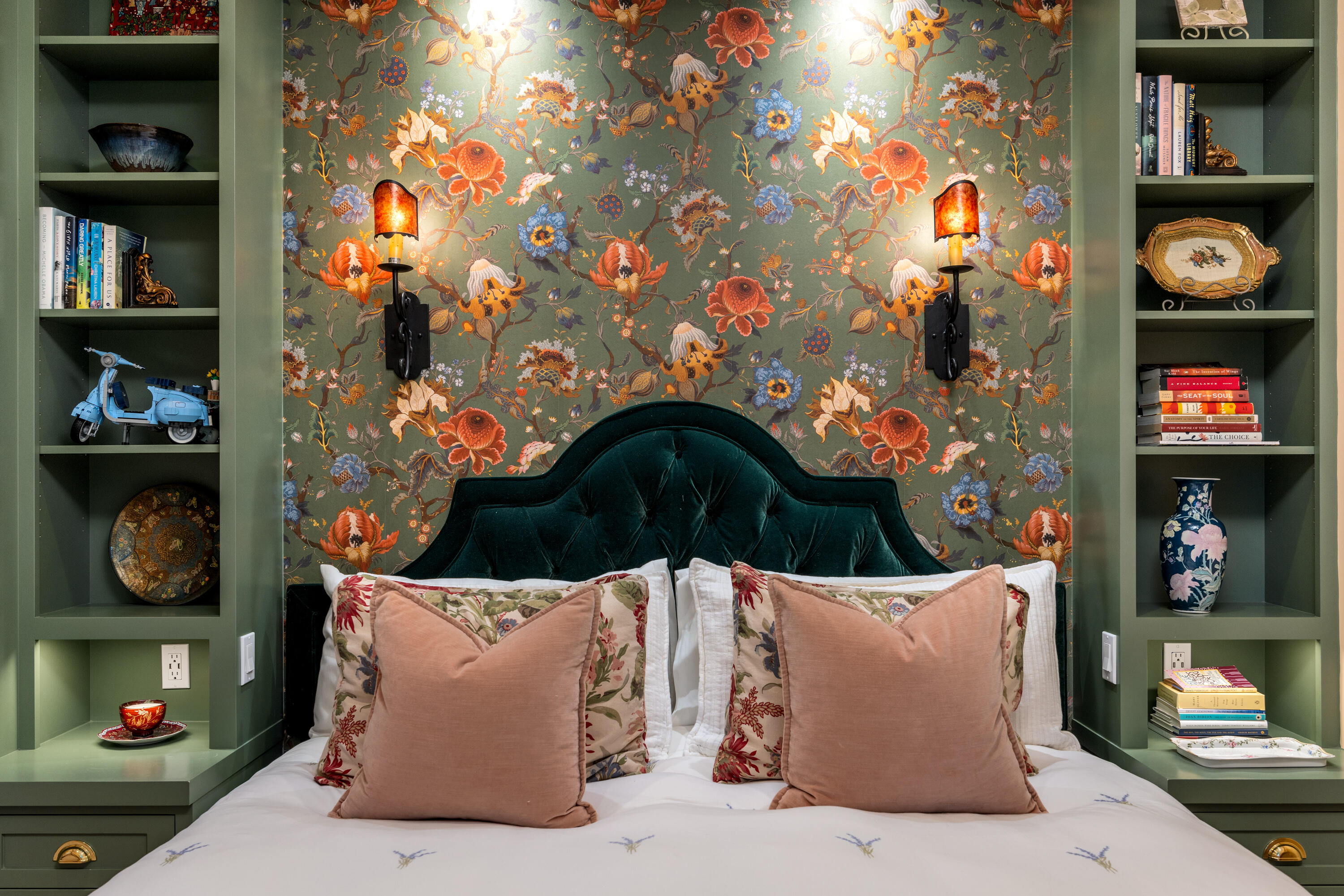 785 Carosam Road Santa Barbara, CA 93110 - Photo 32 of 46 a living room with fireplace furniture and a potted plant