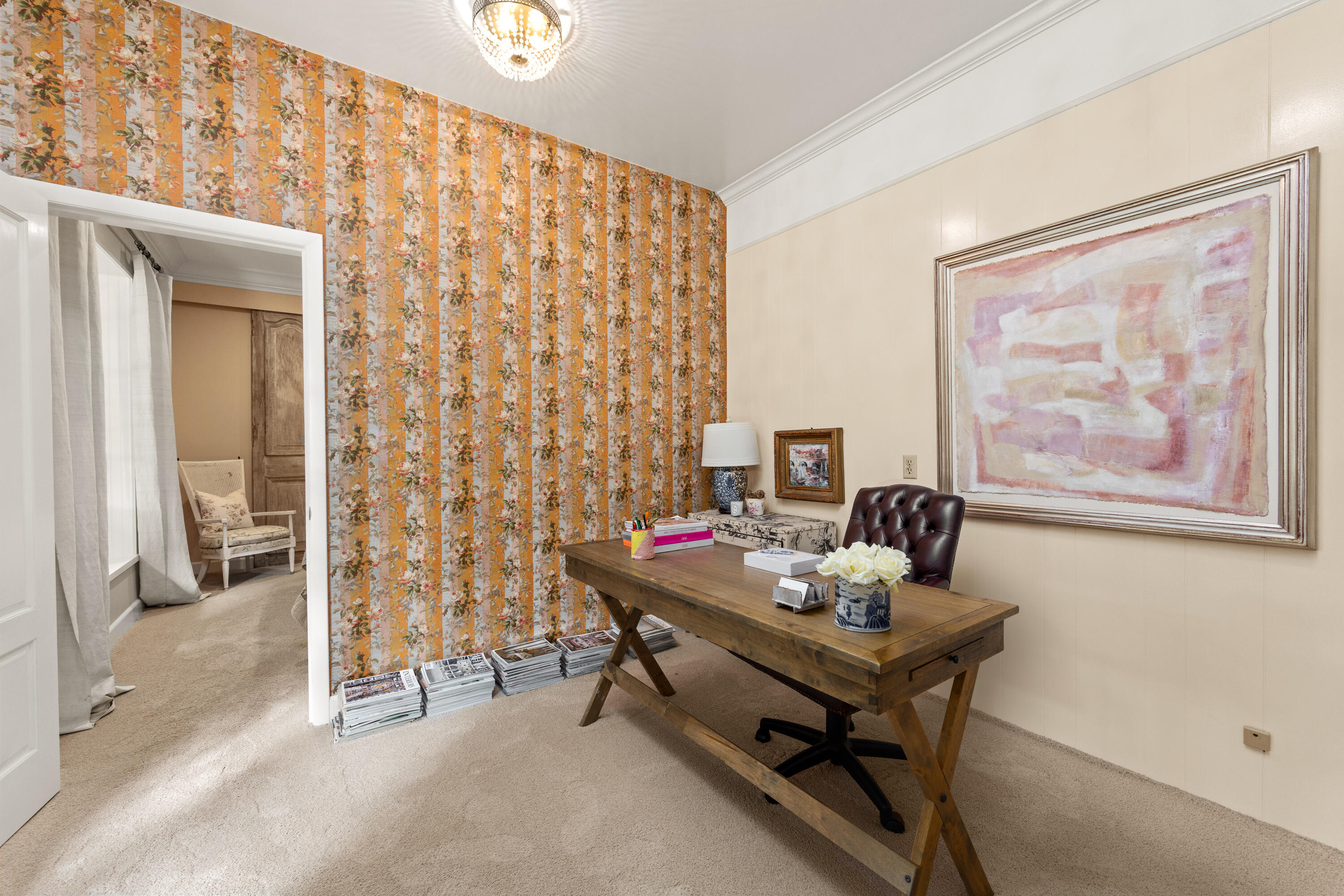 785 Carosam Road Santa Barbara, CA 93110 - Photo 35 of 46 a reading room with furniture and a window