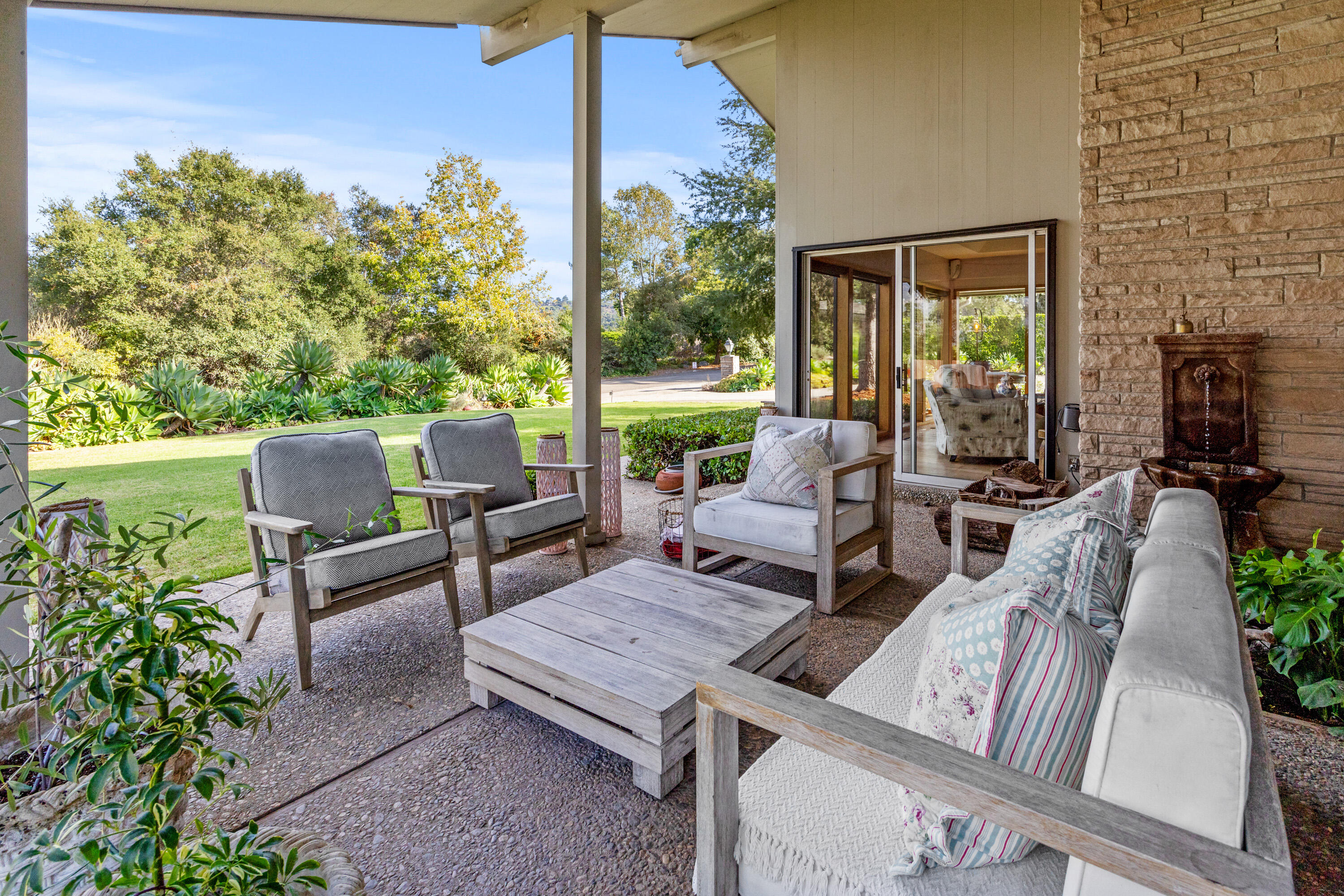 785 Carosam Road Santa Barbara, CA 93110 - Photo 10 of 46 a outdoor living room with furniture