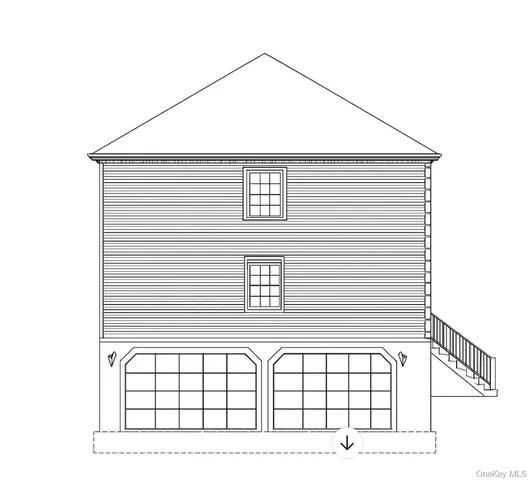 a view of a white building