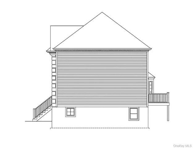 a close up of a house with a street