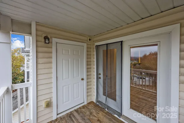 a view of front door