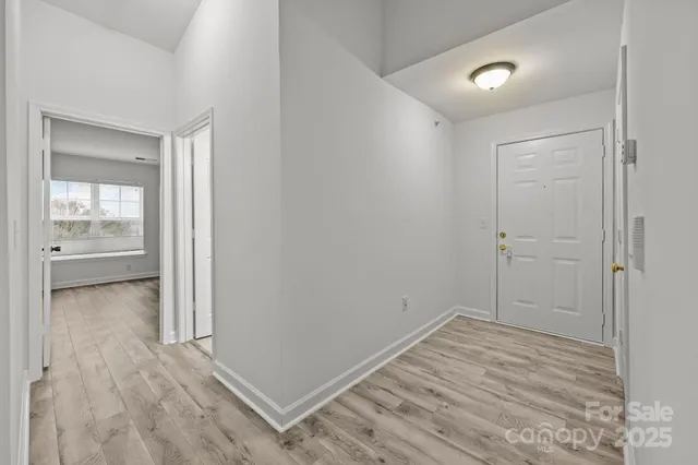 wooden floor and closet in a room