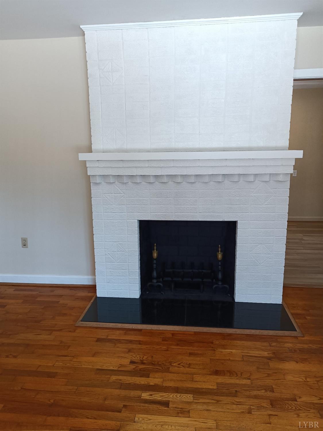 8968 Red House Road Appomattox, VA 24522 - Photo 8 of 31 a view of a livingroom with wooden floor and a fireplace