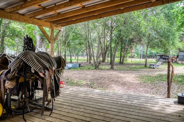 a view of outdoor space with seating area