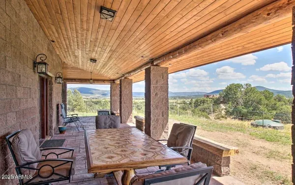 a view of a terrace
